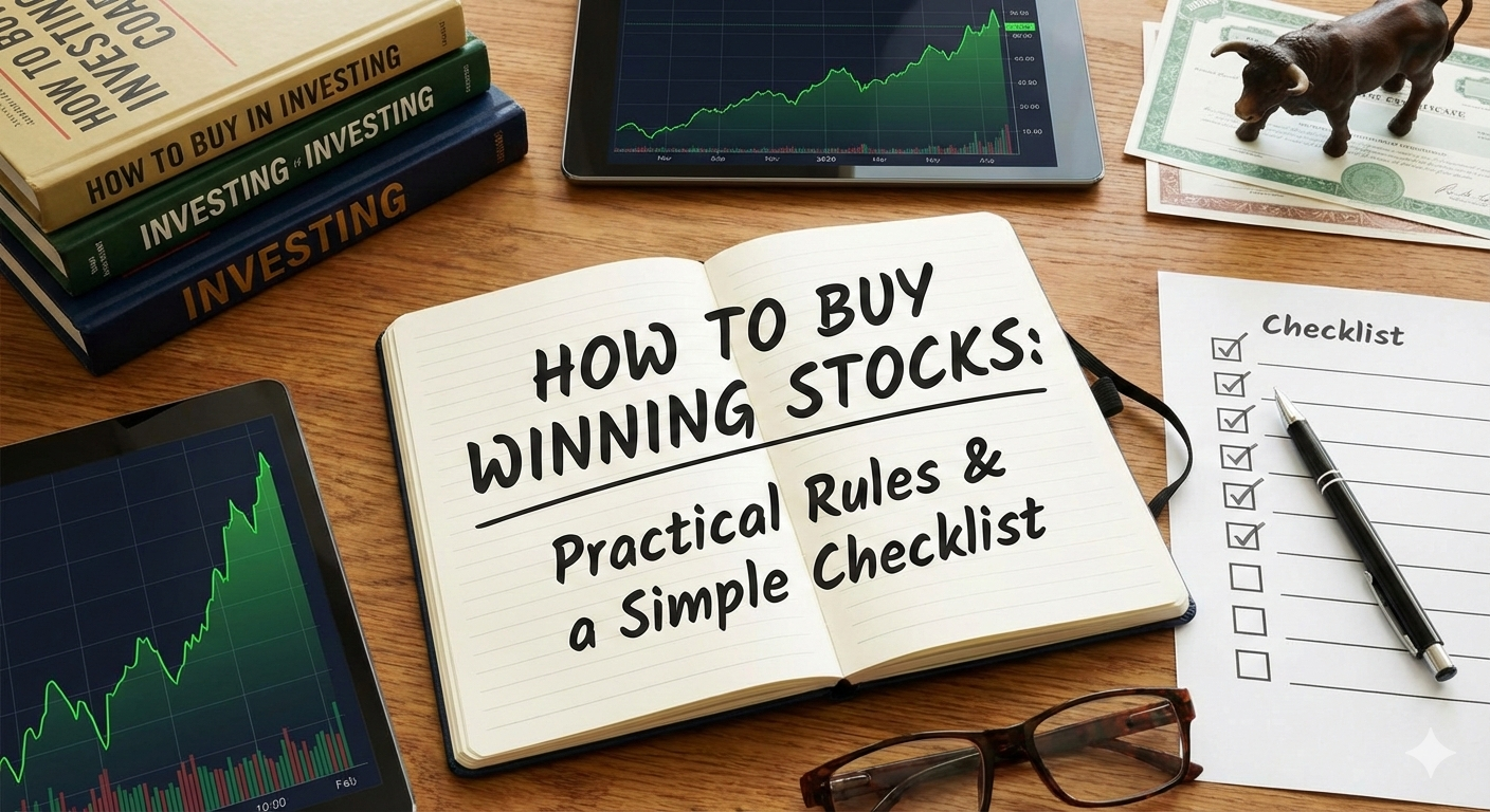 Stock market chart on a screen